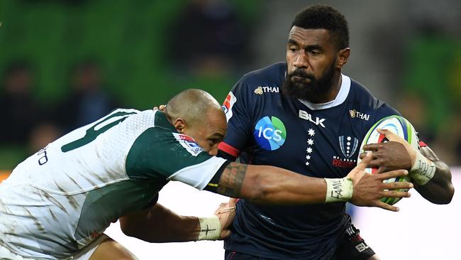 Marika Koroibete scored a double for the Rebels. Picture: AAP