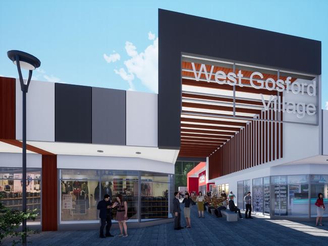 Images of proposed $2.2m upgrade to West Gosford Shopping Complex