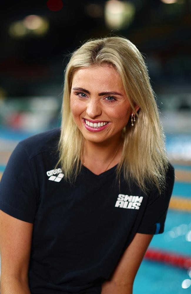Alexa Leary is the new sweetheart of Australian swimming. (Photo by Chris Hyde/Getty Images)