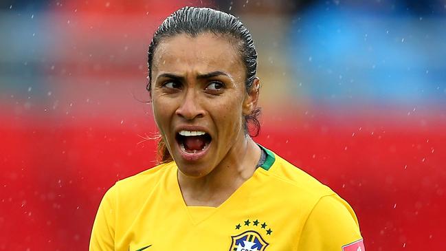 The Wanderers pushed hard to sign Brazilian superstar Marta. Picture: AFP