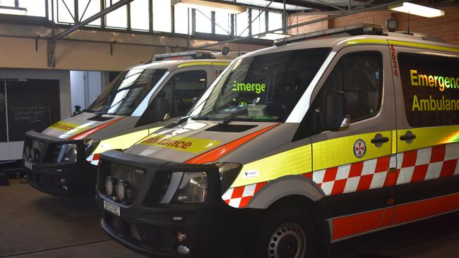 Paramedics stabilised the man before he was airlifted to John Hunter. Photo: Aisling Brennan