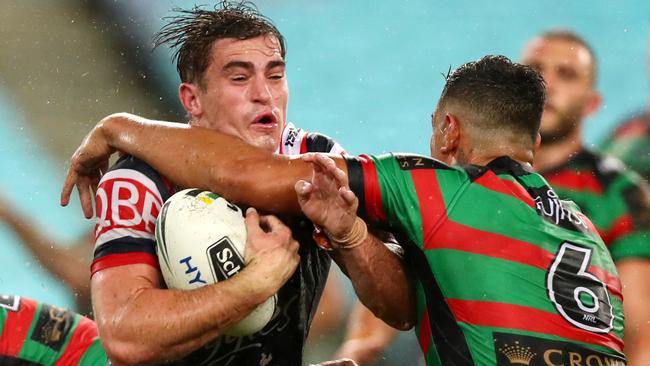 Roosters young gun Connor Watson is set to join Wests Tigers. Picture: Gregg Porteous