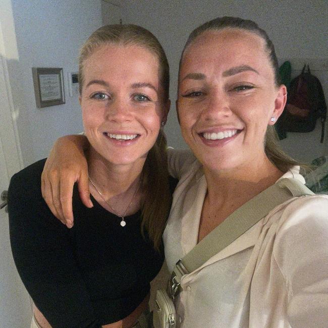 Ex-girlfriends Republic of Ireland's Katie McCabe and Ruesha Littlejohn. Picture: Instagram.