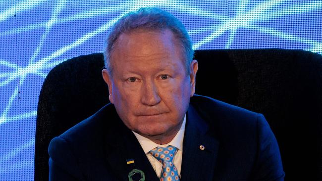 Australian businessman Andrew Forrest. Picture: Brook Mitchell/Pool/AFP