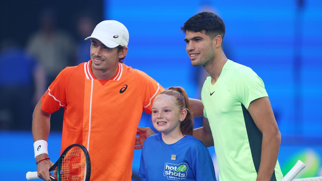 Alex De Minaur Beats Carlos Alcaraz In Aus Open Charity Match | The ...