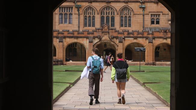 The Education Minister has introduced a new Bill to crack down on universities and colleges overstepping on foreign students. Picture: NCA NewsWire / Damian Shaw