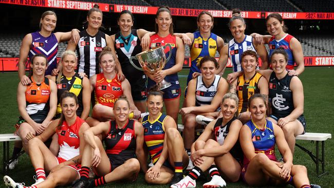 The new AFLW season is full of possibilities. Picture: Michael Klein