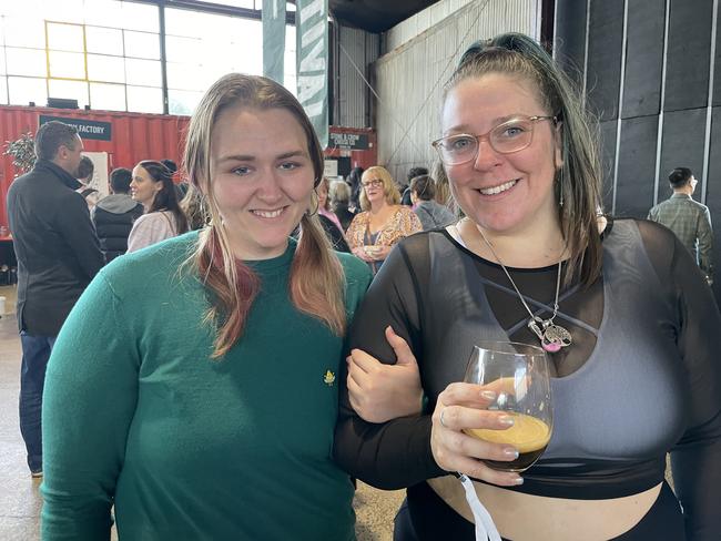 Pam and Tessa at the 2023 Mould Cheese Festival in Melbourne. Picture: Himangi Singh.