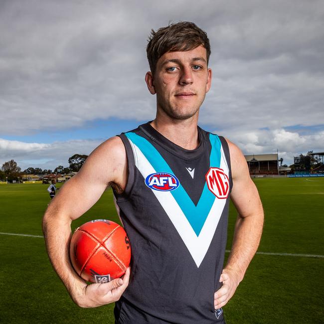 Zak Butters at Alberton Oval. Picture: Tom Huntley