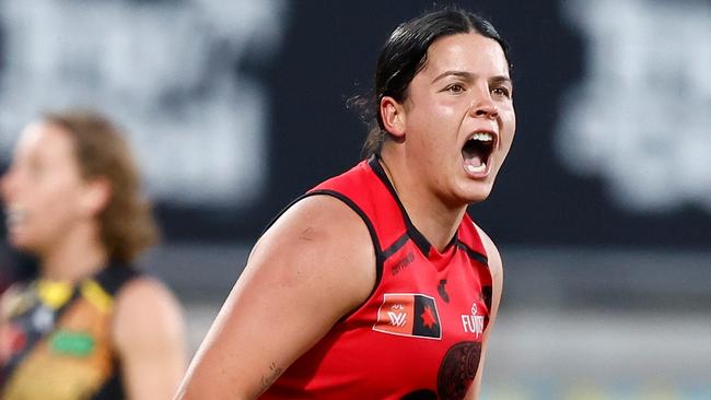 Madison Prespakis has lifted the Bombers. (Photo by Michael Willson/AFL Photos via Getty Images)