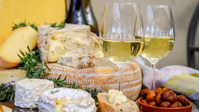 Cupitt’s wine and cheeses. Picture: Jenifer Jagielski