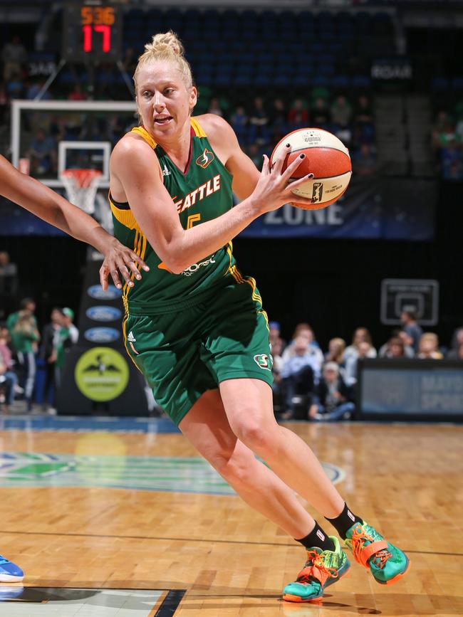 Bishop played for the Seattle Storm in the WNBA.