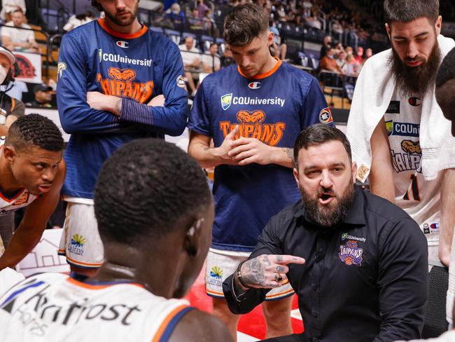 Former Sydney Kings coach Adam Forde will return to the Harbour City on Sunday as coach of the Cairns Taipans. Picture: Jenny Evans/Getty Images