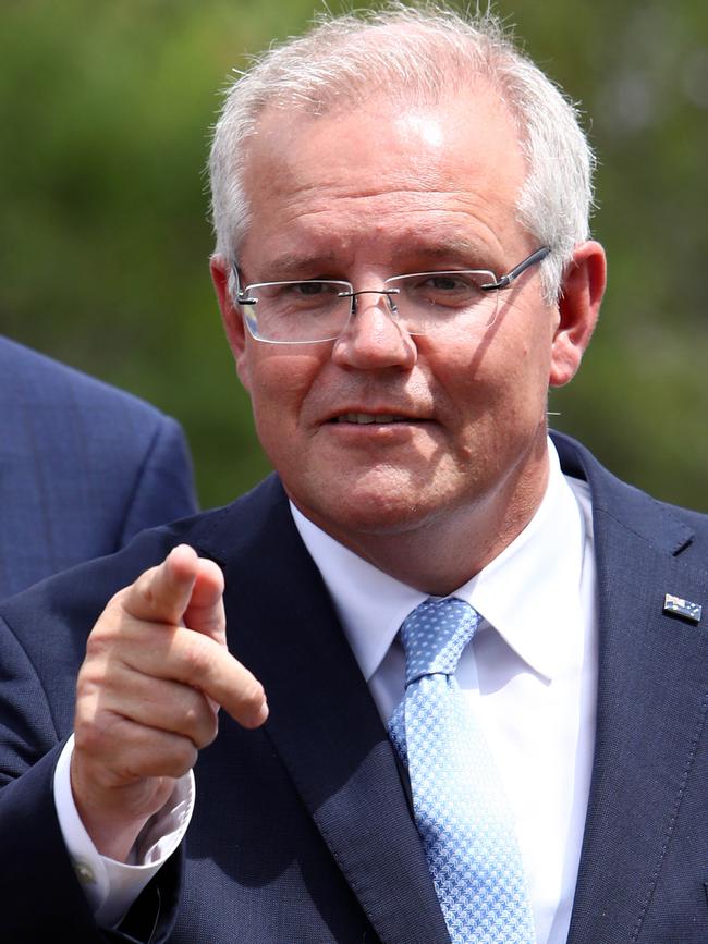 Prime Minister Scott Morrison built his career on stopping asylum-seeker boats. Picture: Aaron Francis