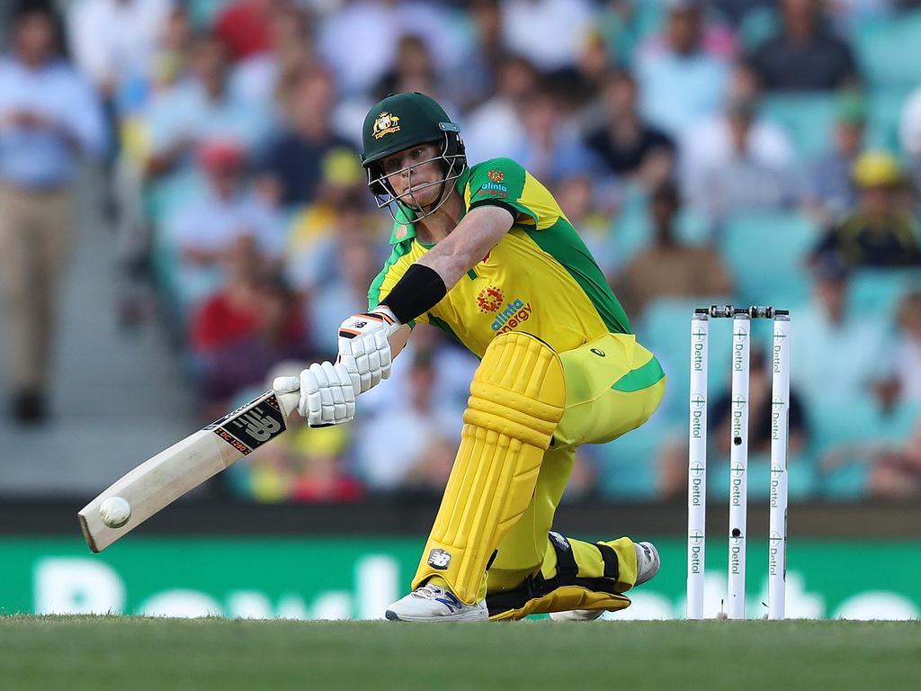 Does Steve Smith fit into Australia’s T20 team? Picture: Brett Costello