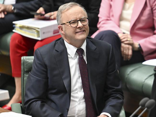 CANBERRA, AUSTRALIA  - NewsWire Photos - November 28, 2024: Prime Minister Anthony Albanese during Question Time at Parliament House in Canberra. Picture: NewsWire / Martin Ollman