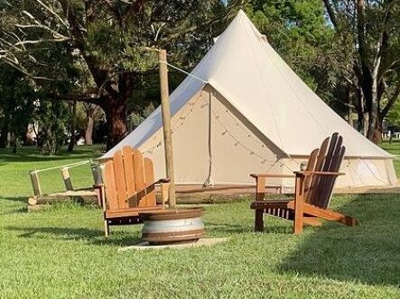 Pine Country Caravan Park has introduced glamping as park of their experience