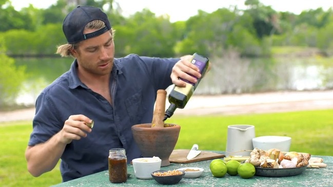 Hayden Quinn's coconut chicken laksa