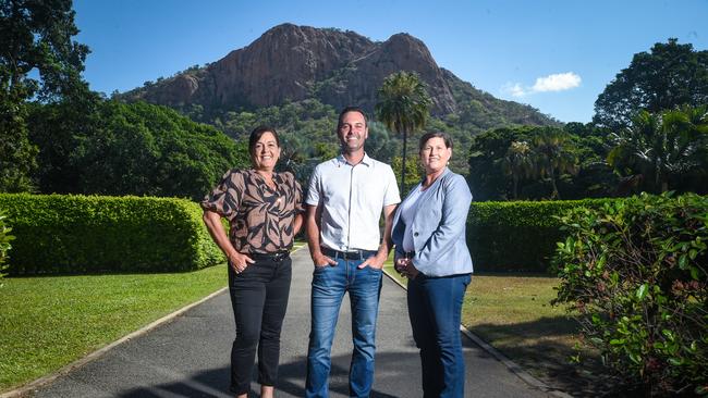 New Members of Parliament for Townsville. L-R Natalie Marr (Thuringowa), Adam Baillie (Townsville) and Janelle Poole (Mundingburra) Pic: Scott Radford-Chisholm