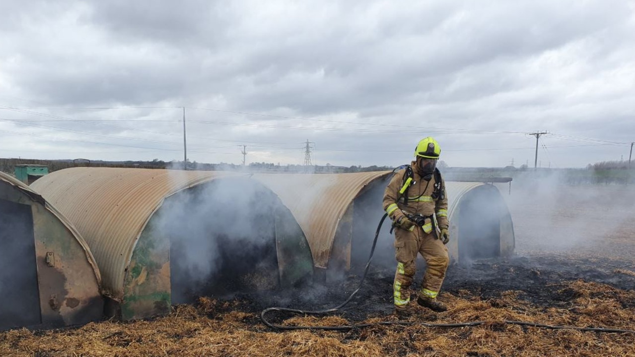 Firefighters said none of the animals were injured. Picture: Russell Jenkinson / North Yorkshire Fire &amp; Rescue Service