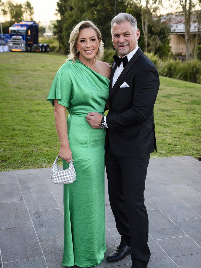 Kirsten and Barton Castley at the LifeFlight Toowoomba Gala at The Goods Shed, Saturday, May 24, 2025. Picture: Kevin Farmer