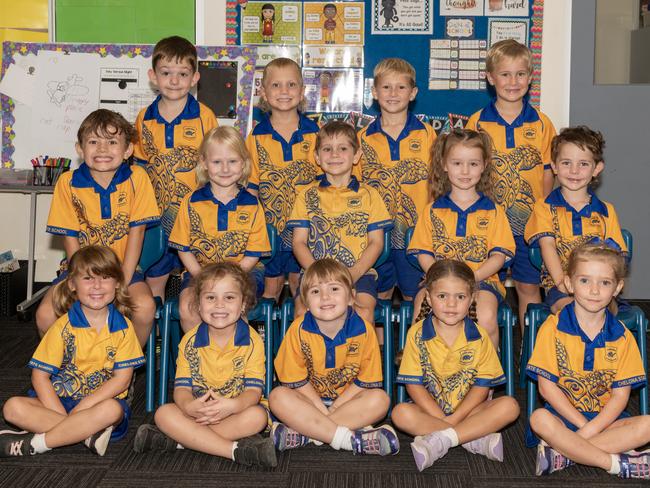 Chelona State School Prep Back Row: Wyatt Garland, Franklin Pardy, NateRichards, Harry Silling Middle Row: Sebastion Zwaan, Dakotah Cooper, Quinn Dalrymple, Georgia Burgess, Jackson Wynne Front Row: Lara Rebetzke, RubyCraig, PorshaVine, Layla Muscat, ScarletteStrackAbsent: JaxonDeguara, Teacher: Miss Amy Privileggio Picture: Michaela Harlow