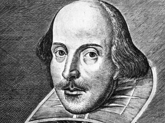 Playwright William Shakespeare.  historical