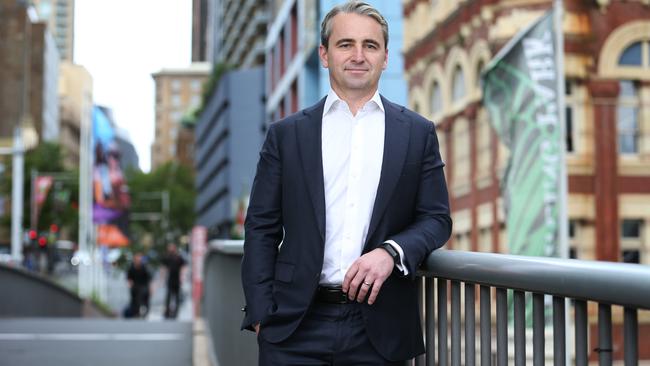 Commonwealth Bank CEO Matt Comyn says the buyback reflected the ‘most efficient and appropriate way’ to return surplus capital. Picture: Britta Campion