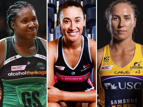 Jhaniele Fowler, Maria Folau, Caitlin Bassett