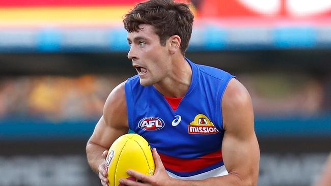 The Bombers are hopeful of prying Josh Dunkley from the Bulldogs. Picture: Michael Willson/AFL Photos via Getty Images