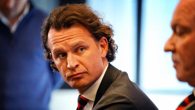 Former Essendon CEO Xavier Campbell. Picture: NCA NewsWire / Luis Enrique Ascui