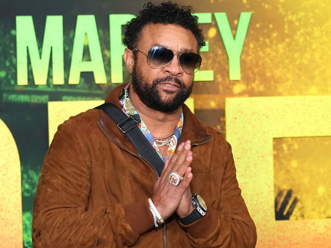 LOS ANGELES, CALIFORNIA - FEBRUARY 06: Shaggy attends Paramount Pictures' "Bob Marley: One Love" premiere at Regency Village Theatre on February 06, 2024 in Los Angeles, California. (Photo by Leon Bennett/Getty Images)