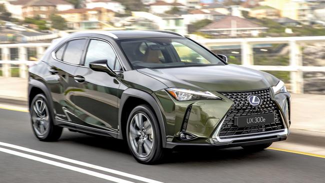 The Lexus UX is one of the few new cars to come with a CD player.