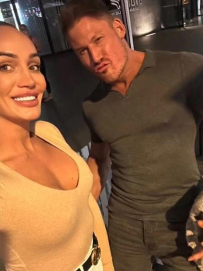 MAFS star Hayley Vernon (left) said she was “shattered” by reports her co-star Seb Guilhaus was behind bars on drug trafficking charges. Picture: Instagram