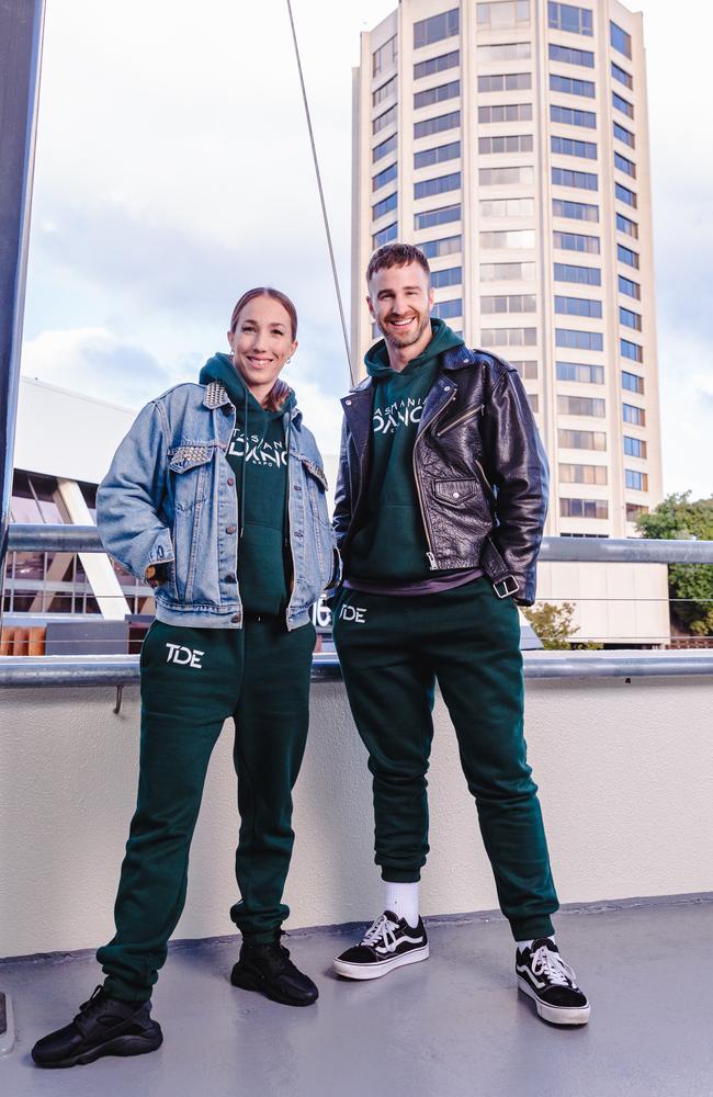 Professional dancers and Tasmanian Dance Expo directors Renee Ritchie and Lockhart Brownlie. Picture: Linda Higginson