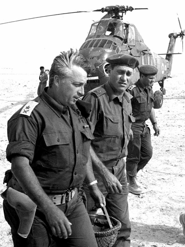 Ariel Sharon in 1967 before the Six-Day War.