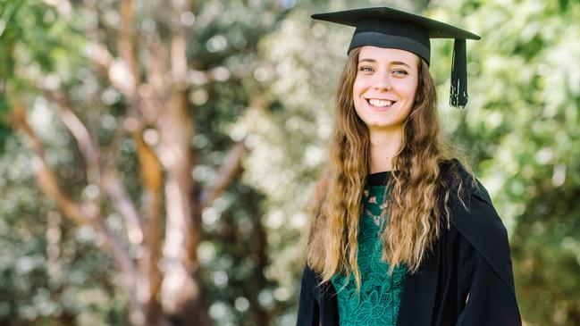 USQ engineering graduate Kyra O'Sullivan, who now works as an environmental engineer at GHD in Brisbane. USQ graduates have been revealed to have the highest graduate salaries in the country.