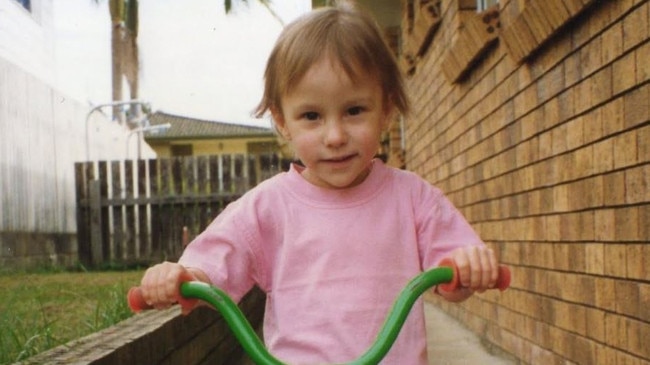 There were signs something was different when she was growing up. Picture: Supplied