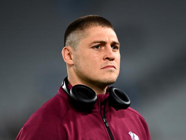 AUCKLAND, NEW ZEALAND - MAY 14: James O'Connor of the Reds looks on ahead of the round 13 Super Rugby Pacific match between the Blues and the Queensland Reds at Eden Park on May 14, 2022 in Auckland, New Zealand. (Photo by Hannah Peters/Getty Images)