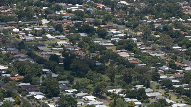 The Toowoomba suburb of Rangeville has seen the strongest growth in rent over the past 12 months. Photo Kevin Farmer / The Chronicle Helicopter services courtesy of Heliwest Group