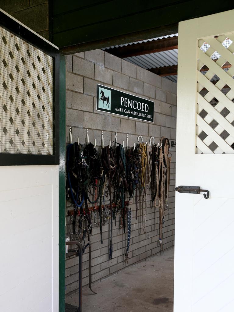 Rosebank features a near Olympic-sized equestrian arena, a four bay machinery shed, hay shed, dairy shed, stables, double tack room, three horse boxes and two day yards. Picture: Andy Rogers