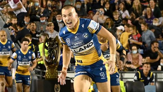 Clint Gutherson’s Eels were knocked out of last year’s finals series by eventual premiers Penrith. Image: NRL Imagery