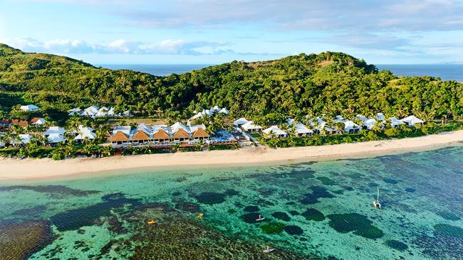 Water activities abound at Tokoriki Island in Fiji.