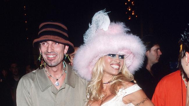 Pamela Anderson and Tommy Lee married in the 90s. Picture: Evan Agostini/Liaison)