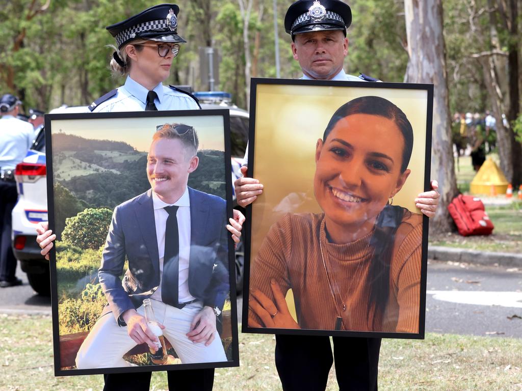 Murdered constables Matthew Arnold and Rachel McCrow. Photo Steve Pohlner