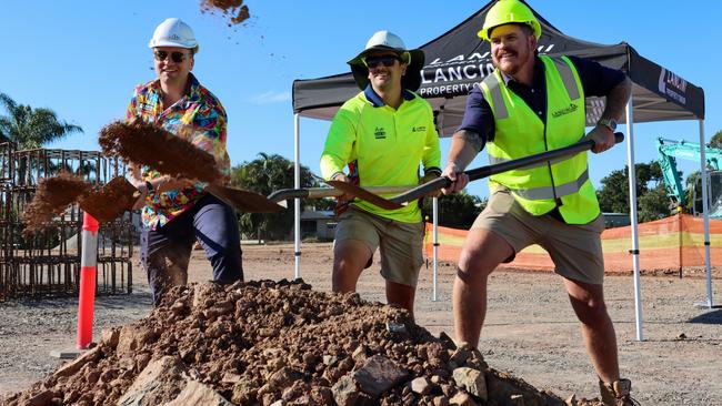 The sod turning ceremony. Picture: Contributed