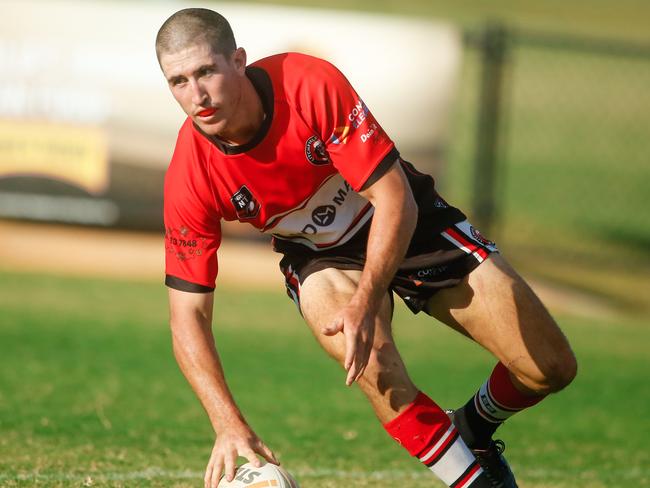 Bears’ Sam McAuley was awarded the 2020 Frank Johnson medal. Picture: GLENN CAMPBELL