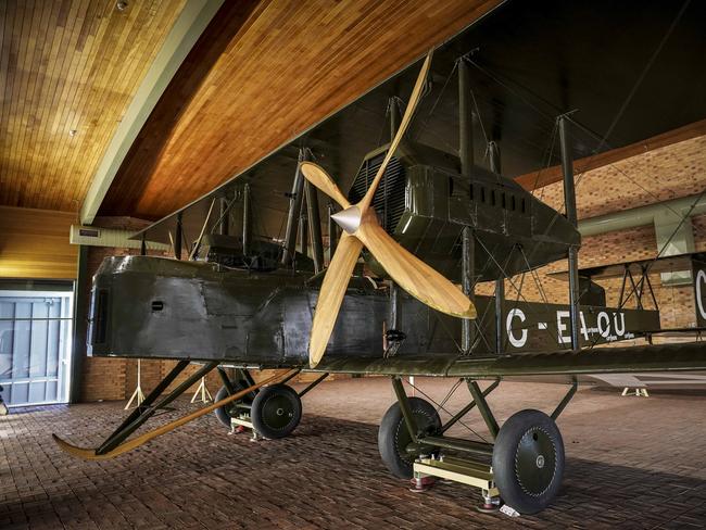 Vickers Vimy announcement - photographed Saturday May 11, 2019 - pic AAP/MIKE BURTON