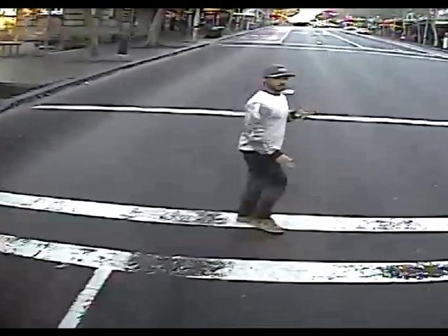 A pedestrian on their mobile phone hit by bus on Oxford Street. Picture: Supplied