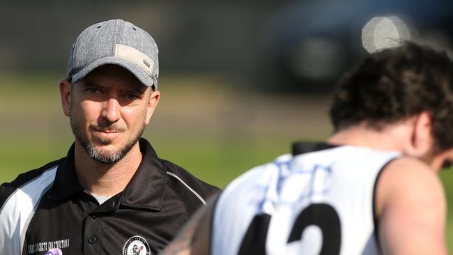 Jason Smith coach of Clayton during SFNL (Division 3): Clayton v Ashwood on Saturday, April 13, 2019, in Clayton, Victoria, Australia. Picture: Hamish Blair